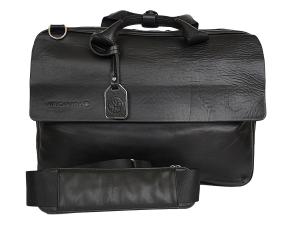 RUDSAK Leather Laptop Briefcase  Black