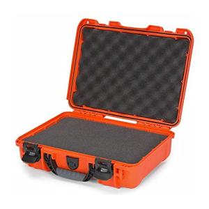 NANUK Medium Series 910 Lightweight NK-7 Resin Waterproof Protective Case with Foam for Camcorder or Mirrorless Camera Kit, Orange