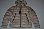 AUTHENTIC MACKAGE MENS VIC  SATEEN DOWN JACKET HOOD SAND  BRAND NEW SELL OUT