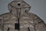AUTHENTIC MACKAGE MENS VIC  SATEEN DOWN JACKET HOOD SAND  BRAND NEW SELL OUT