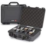 NANUK 910 Waterproof Watch Travel Case - 10 Slot Watch Briefcase, Impact-Resistant, Dustproof, Carry-On Approved, Premium Foam Interior, 14.3" x 11.1" x 4.7" - Made in North America (Graphite)