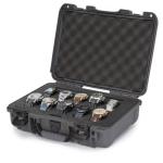 NANUK 910 Waterproof Watch Travel Case - 10 Slot Watch Briefcase, Impact-Resistant, Dustproof, Carry-On Approved, Premium Foam Interior, 14.3" x 11.1" x 4.7" - Made in North America (Graphite)