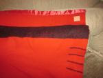 Vintage 1920s Circa Hudson's Bay 4-Stripe, Double, Wool Blanket, Red and Black