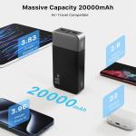 Power Bank 20000mah 35W Fast Charging Backup Battery Portable Charger For Phone