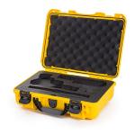 Nanuk 910 Waterproof 2UP Classic Pistol Hard Case - Yellow