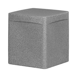South Shore Furniture Dalya Square Outdoor Side Table, Mottled Gray, Scandinavian