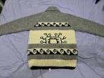 Authentic Canadian Sweater Company -100% Wool Cowichan Hand Knit - Size Medium