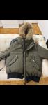 Mackage Dixon 2-in-1 Nordic Down Bomber Jacket with Natural Fur Olive Size 48