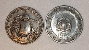 1670-1970 Hudson's Bay Company 300th Anniversary Silver Medal – Ship Nonsuch.