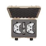 Nanuk 910 Waterproof Hard Case with Foam Insert for Xbox Controllers - Tan