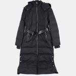 Rudsak Izabella Long Quilted Puffer Jacket In Black - Women's Size Large