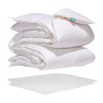 Canadian Down & Feather Co. - All Season Weight 800 Loft Canadian Hutterite White Down Duvet King Size - 500 TC Shell 100% Cotton - Made in Canada