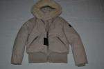 AUTHENTIC MACKAGE WOMEN CORY TWILL DOWN BOMBER JACKET HOOD CHAMPAGNE ALL SIZES