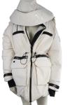 RUDSAK Carly Ivory Puffer Down Parka Coat Hooded Size XL Warm Winter Long Jacket