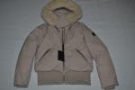 AUTHENTIC MACKAGE WOMEN CORY TWILL DOWN BOMBER JACKET HOOD CHAMPAGNE ALL SIZES