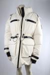 RUDSAK Carly Ivory Puffer Down Parka Coat Hooded Size XL Warm Winter Long Jacket