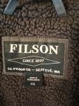 Filson Kodiak Insulated Dry Waxed Jacket Coat Mens XXL 20067680 Raven Wool Lined