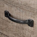 South Shore Furniture 12416 Tassio 1-Drawer Nightstand-Weathered Oak