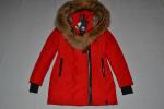 AUTHENTIC RUDSAK WOMENS MONTREAL DOWN PARKA  FUR  RED  ALL SIZES NEW