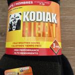 Kodiak Heat Men's 3 Pack Shoe Size 7-12 Cold Weather Winter Socks