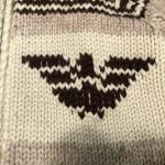 Canadian Sweater Company Ltd Wool Cowichan Thunderbird Full Zip Mens L