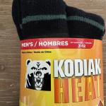 Kodiak Heat Men's 3 Pack Shoe Size 7-12 Cold Weather Winter Socks