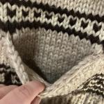 Canadian Sweater Company Ltd Wool Cowichan Thunderbird Full Zip Mens L