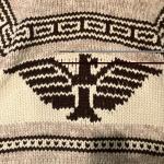 Canadian Sweater Company Ltd Wool Cowichan Thunderbird Full Zip Mens L