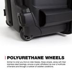 NANUK 950 Waterproof Hard Case with Wheels and Padded Divider - Black