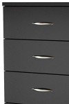 South Shore Furniture Step One Collection, 6-Drawer Chest, Pure black