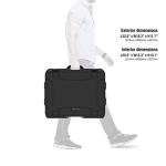 NANUK 950 Waterproof Hard Case with Wheels and Padded Divider - Black
