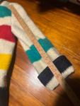 Vintage Hudson’s Bay Company Point Blanket Striped Wool Coat Women RARE England