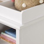 South Shore Furniture Little Smileys Changing Table with Station, Pure White