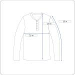 Vintage TT Co Sweater Adult LARGE Orange Henley Textured Knit Thermal Canada 90s