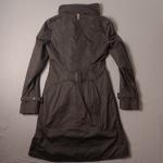 Mackage Malka Double Breasted Black Trench Coat Women Size Small Petite