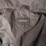 Mackage Malka Double Breasted Black Trench Coat Women Size Small Petite