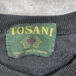Vtg Tosani 3D Knit Sweater Sweatshirt Mens XL Vale Colorado Embroidered Ski Snow