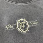 Vtg Tosani 3D Knit Sweater Sweatshirt Mens XL Vale Colorado Embroidered Ski Snow