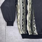 Vtg Tosani 3D Knit Sweater Sweatshirt Mens XL Vale Colorado Embroidered Ski Snow