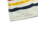 VINTAGE HBC SIGNATURE HUDSON'S BAY COMPANY STRIPE WOOL BABY BLANKET THROW 33X33