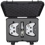 NANUK 910 Waterproof Hard Case with Foam Insert for 2x Xbox Controllers, Black