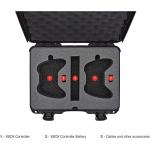NANUK 910 Waterproof Hard Case with Foam Insert for 2x Xbox Controllers, Black
