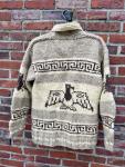 Authentic Canadian Sweater Company -100% Wool Cowichan Hand Knit - Size Medium
