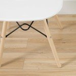 South Shore Furniture 100275 Annexe Eiffel Style Office Chair, Clear and White