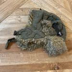 Nobis Mr Fargus Faux Fur Trapper Hat Moss Green Wool Blend Winter O/S NWT