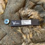 Nobis Mr Fargus Faux Fur Trapper Hat Moss Green Wool Blend Winter O/S NWT