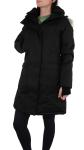 Nobis Merideth Parka Jacket, Women's Cross-Hatch with Fur Trimmed Hood, Black