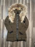 $686 AUTHENTIC RUDSAK WOMENS MODA DOWN PUFFER COAT FUR  BLACK Sz M