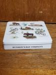 Hudson's Bay Company Wildlife Tobacco Box Tin cigars VTG Collectables white