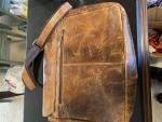Kodiak Buffalo Leather Messenger Travel Everyday School Work Bag